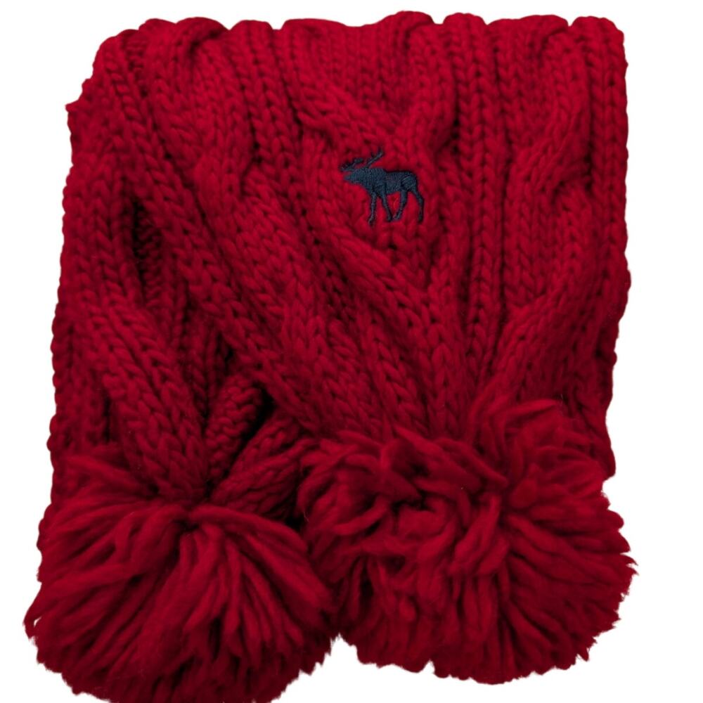 Abercrombie & Fitch Women Accessories, Acrylic/Wool Blend Chunky Knit Scarf